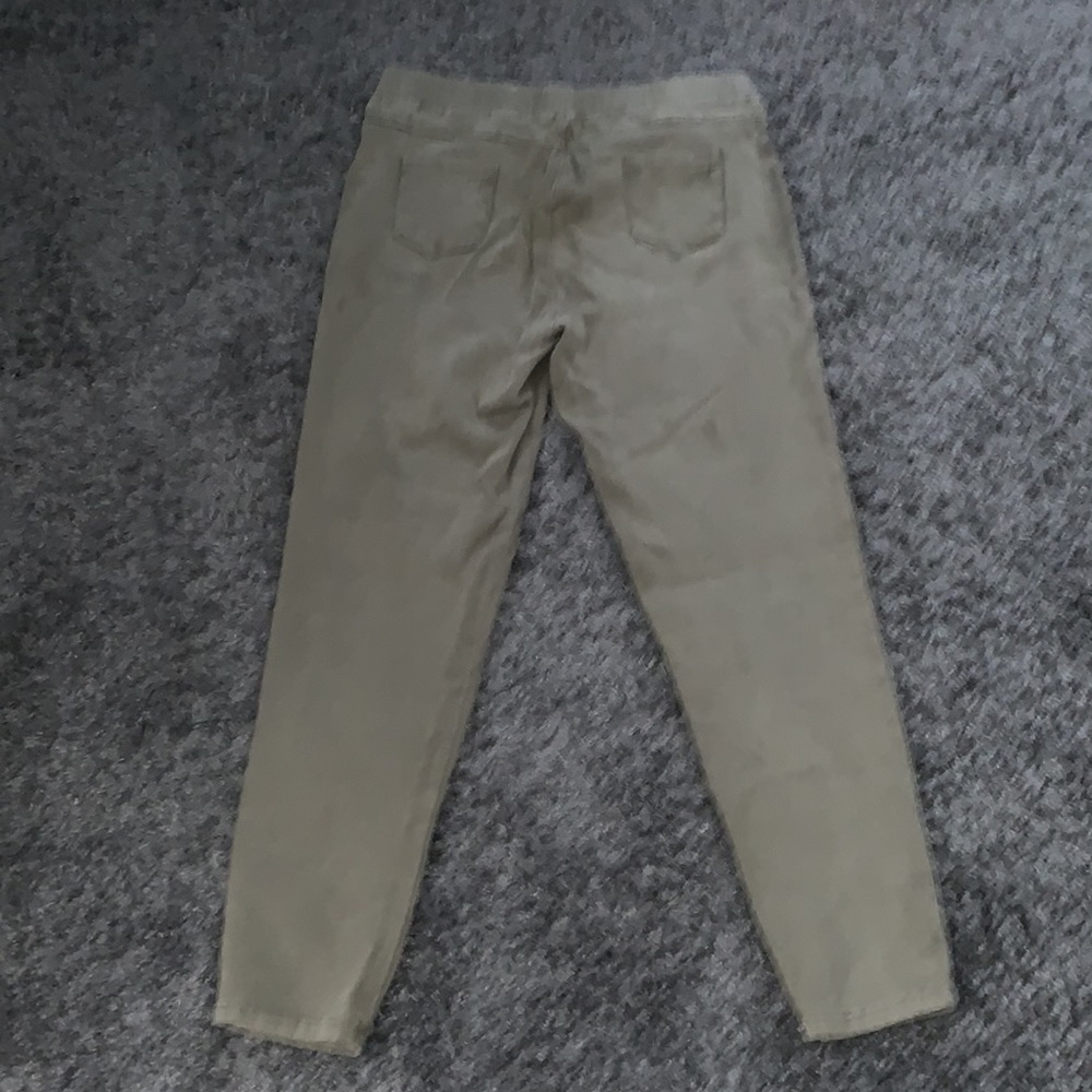 Tan Jeans W/ Patched Rips - Picture 4 of 5